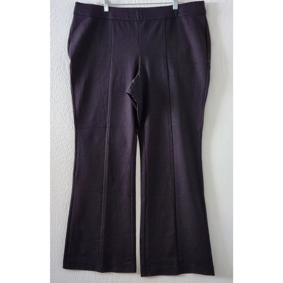 Lane Bryant Women's Black Elastic Waist Formal Career Workwear Plus Pants 20 - Picture 1 of 6